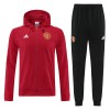 Manchester United Hooded Trainingsjacke 2022-23 Rote Für Herren